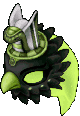 Green Owl Mask