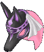 Violet Wolf Mask